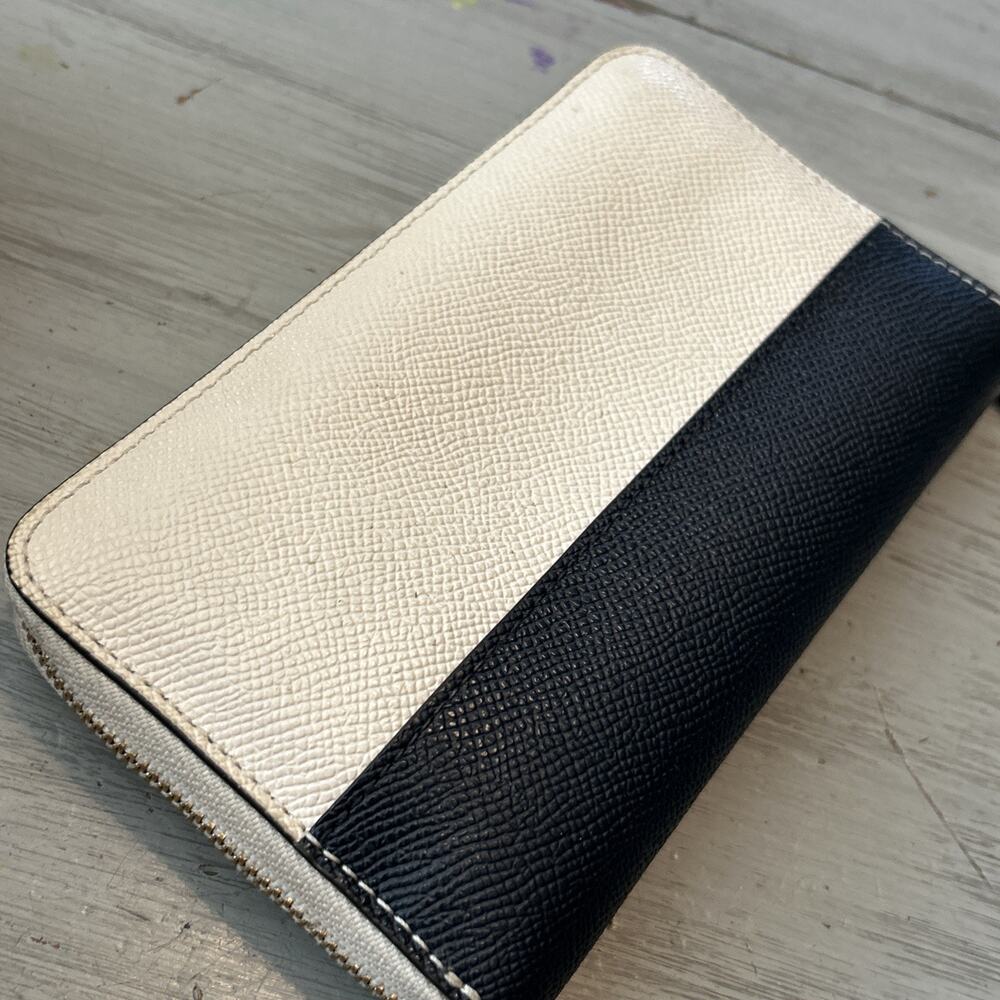Coach Zip Around Wallet Sunset Bird Lake Motif *read* - Picture 6 of 11